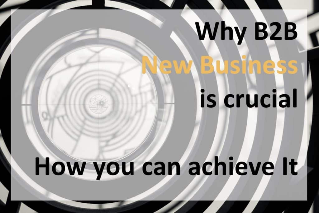 Why B2B New Business is crucial and how to achieve it